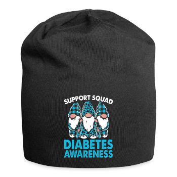Support Squad Diabetes Awareness Month - Jersey Beanie - black - Front