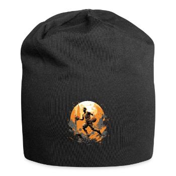 BASKETBALL pour toujours! - Bonnet en jersey - noir - Devant
