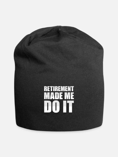Rentner Rente Rentner - Jersey-Beanie - Schwarz