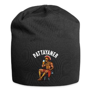 Vintage Thaïlande Thaïlande Pattayaner Pattaya - Bonnet en jersey - noir - Devant