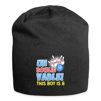 B-Day Kids incroyable! Ce garçon a 8 ans - Bonnet en jersey - noir - Devant