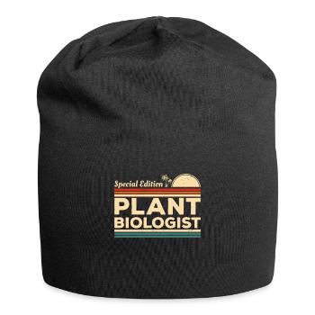 Vintage Sonderausgabe Pflanzenbiologe Botanik - Jersey-Beanie - Schwarz - Vorne