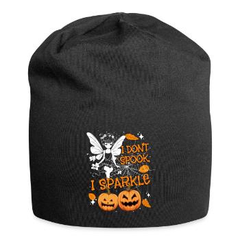 Halloween-Fee Verkleidung I don't spook, I sparkle - Jersey-Beanie - Schwarz - Vorne