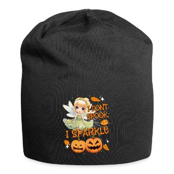 Halloween-Fee Verkleidung I don't spook, I sparkle - Jersey-Beanie - Schwarz - Vorne