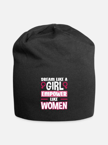 Feminismus Feministin - Jersey-Beanie - Schwarz