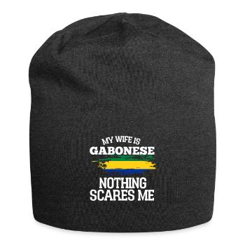 Gabon Wife - Jersey Beanie - charcoal grey - Front