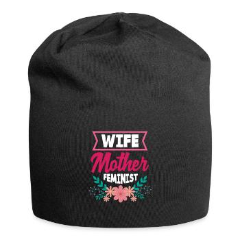 Feminismus Feministin - Jersey-Beanie - Schwarz - Vorne
