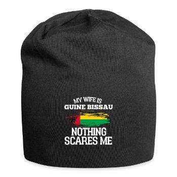 Guinée Bissau Épouse - Bonnet en jersey - noir - Devant