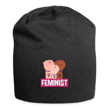Feminismus Feministin - Jersey-Beanie - Schwarz - Vorne
