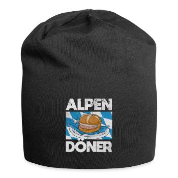 Bayrischer Alpen Döner Leberkas Leberkäse Brotzeit - Jersey-Beanie - Schwarz - Vorne