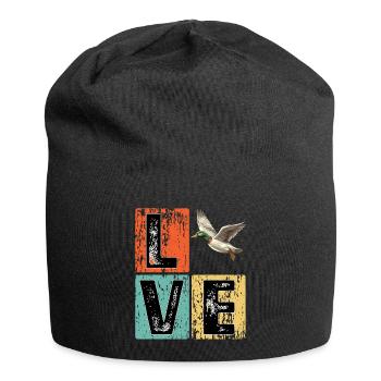 Retro Duck Hunt Duck Bird Lover Duck Hunter - Bonnet en jersey - noir - Devant