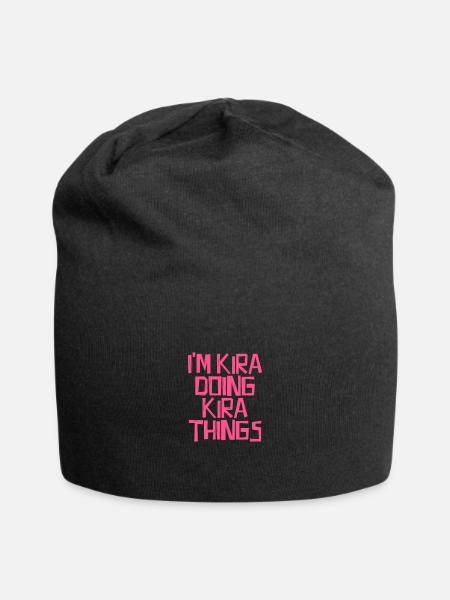 I'm Kira doing Kira things - Jersey-Beanie - Schwarz