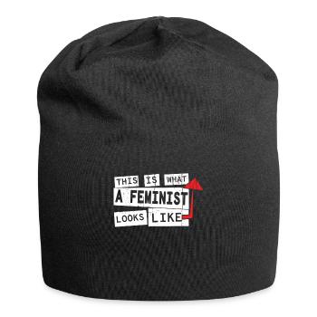 Féministe ressemble à Droits Femmes Égalité - Bonnet en jersey - noir - Devant