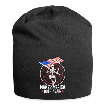 Make america goth again - Jersey-Beanie - Schwarz - Vorne