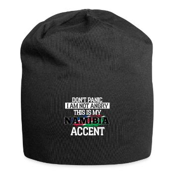 Namibia - Jersey-Beanie - Schwarz - Vorne