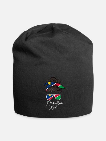 Namibia - Jersey-Beanie - Schwarz