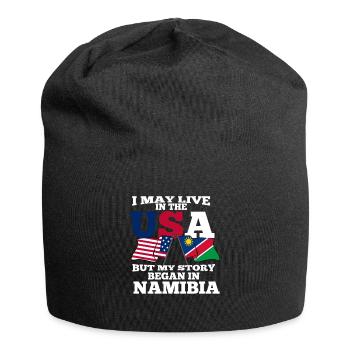 Namibia - Jersey-Beanie - Schwarz - Vorne