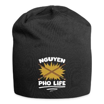 Super soupe Nguyen Pho Life Pho pour un vietnamien - Bonnet en jersey - noir - Devant