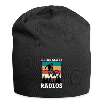 Selten Radlos Fahrrad MTB Radsport Mountainbike - Jersey Beanie - black - Front