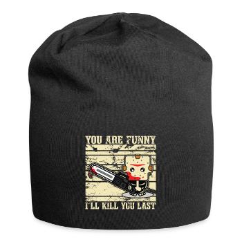 Horror Clown Horrorfilm Filmfestival + Halloween - Jersey-Beanie - Schwarz - Vorne