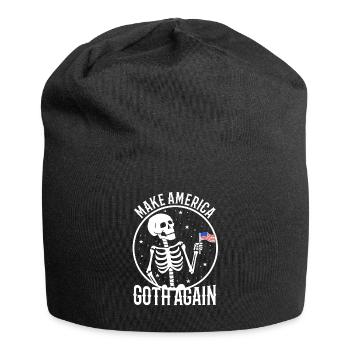 Make america goth again - Jersey-Beanie - Schwarz - Vorne