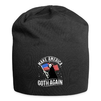 Make america goth again - Jersey-Beanie - Schwarz - Vorne