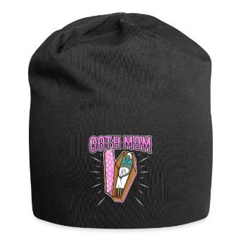 Goth Mom - Jersey-Beanie - Schwarz - Vorne