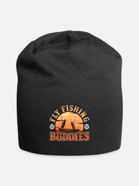 Flyfishing Buddies Fliegenangler Freunde - Jersey-Beanie - Schwarz
