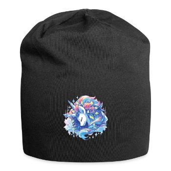 Licornes Licornes Licorne fête Licornes - Bonnet en jersey - noir - Devant