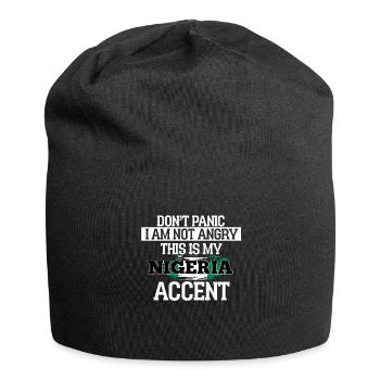 Nigéria - Bonnet en jersey - noir - Devant