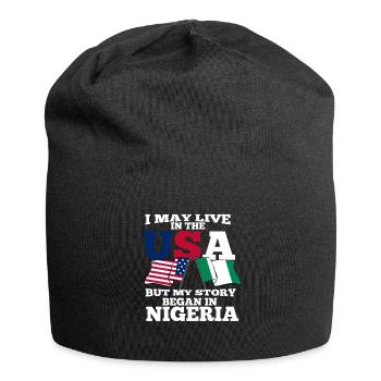 Nigéria - Bonnet en jersey - noir - Devant