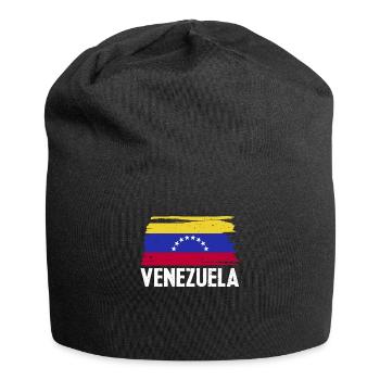 Drapeau du Venezuela Cadeau d’Amérique du Sud - Bonnet en jersey - noir - Devant