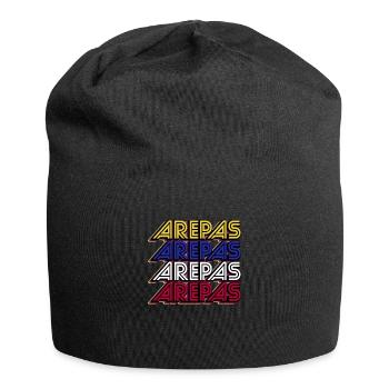 Venezuela Arepas traditionnel sud-américain - Bonnet en jersey - noir - Devant
