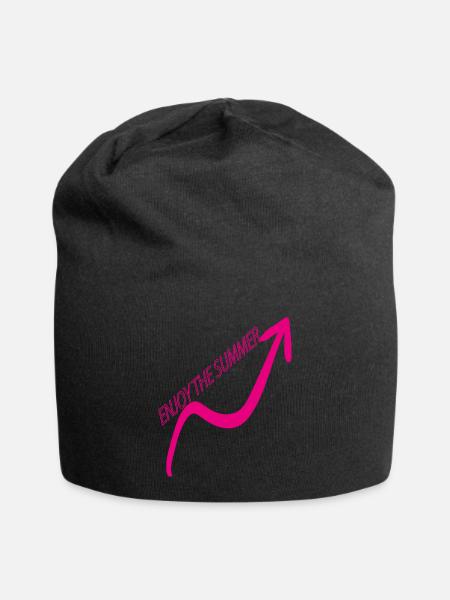 GENIEßEN - Jersey-Beanie - Schwarz