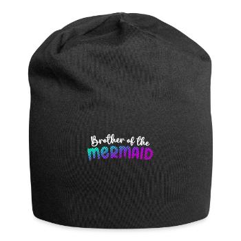 Brother Of The Mermaid Girl Family Matching - Jersey Beanie - black - Front