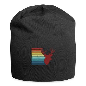 Retro Präparator Werkzeuge Tiere Liebhaber Taxidermie - Jersey-Beanie - Schwarz - Vorne
