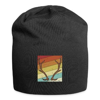 Retro Präparator Tiere Werkzeuge Liebhaber Taxidermie - Jersey-Beanie - Schwarz - Vorne