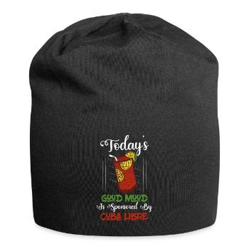Today's Good Mood Is Sponsored By Cuba Libre Rum A - Jersey-Beanie - Schwarz - Vorne