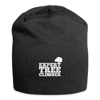 Expert Tree Climber Natur Wälder Blätter - Jersey-Beanie - Schwarz - Vorne