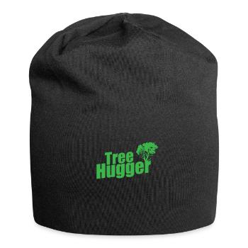 Tree Hugger Natur Wälder Blätter - Jersey-Beanie - Schwarz - Vorne