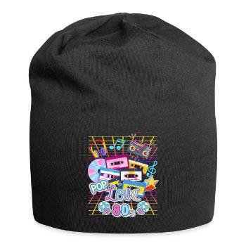 MÉLOMANES DES ANNÉES 1980 - Bonnet en jersey - noir - Devant
