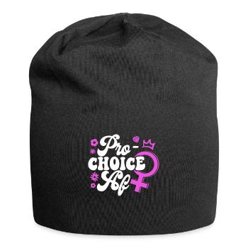 Féministe Pro-Choice Af - Bonnet en jersey - noir - Devant