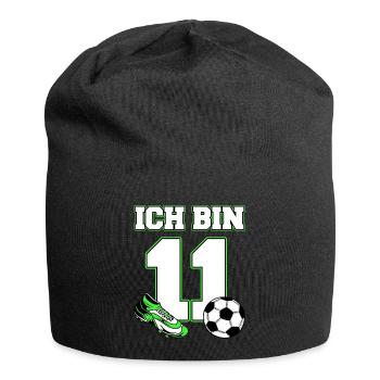 Geschenk 11 Jahre Geburtstagskind - Jersey-Beanie - Schwarz - Vorne