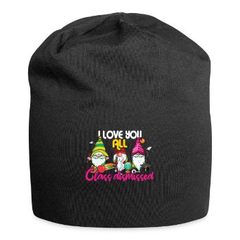 Gnomes Happy Summer Day Of School Class Love - Jersey Beanie - black - Front