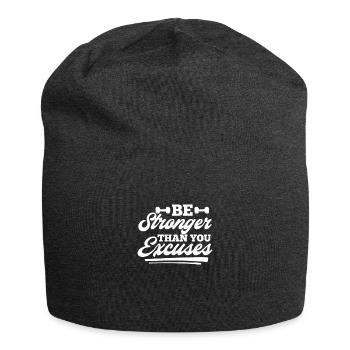 Bodybuilder Body Building Fitness Gym Cadeau - Bonnet en jersey - charbon - Devant