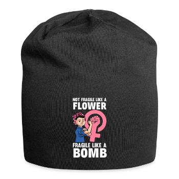 Feminismus Feministin - Jersey-Beanie - Schwarz - Vorne