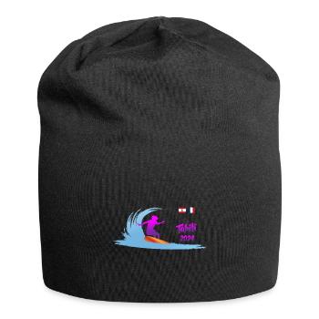2024 Surf Tahiti Frauen - Jersey-Beanie - Schwarz - Vorne