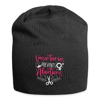 Feminist Vasectomies Prevents - Jersey Beanie - black - Front