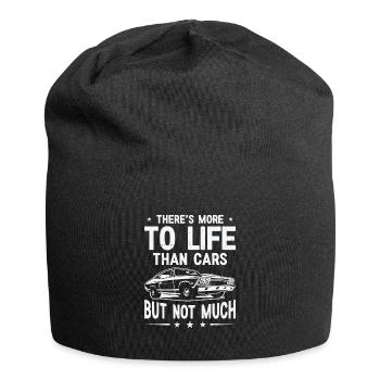 Muscle Car Enthusiast Car Guy Classic Cars Lover - Jersey Beanie - black - Front