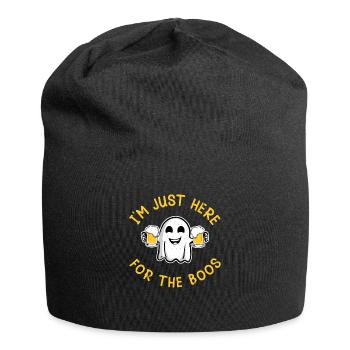 Halloween Ghost: Je suis juste là pour les huées - Bonnet en jersey - noir - Devant